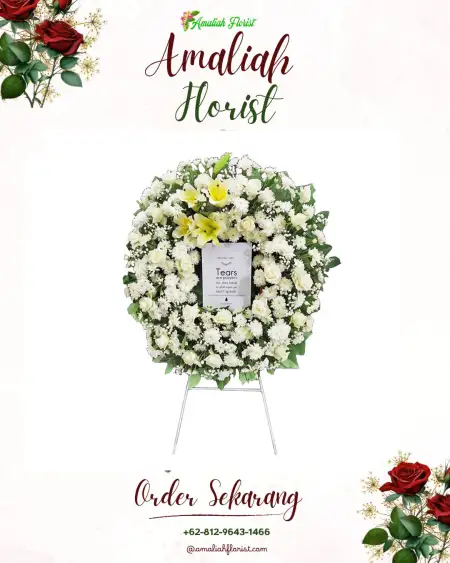 Krans Bunga Duka Mersam